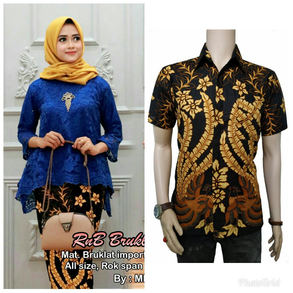 GROSIR BATIK COUPLE RNB BROKAT #2