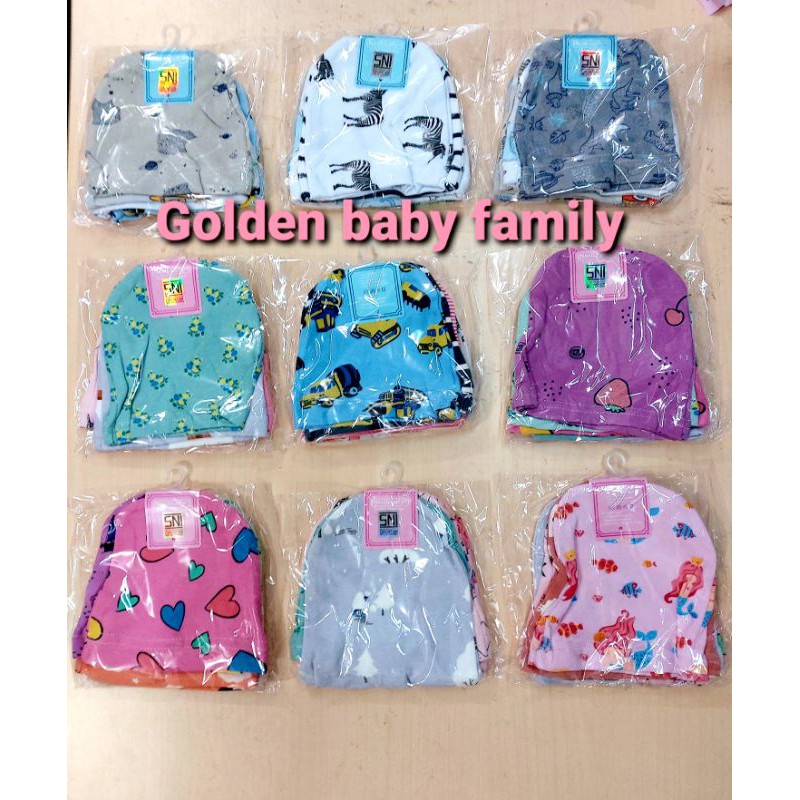 Topi 5in1/ Topi Bayi isi 5 pcs Nextbluefly