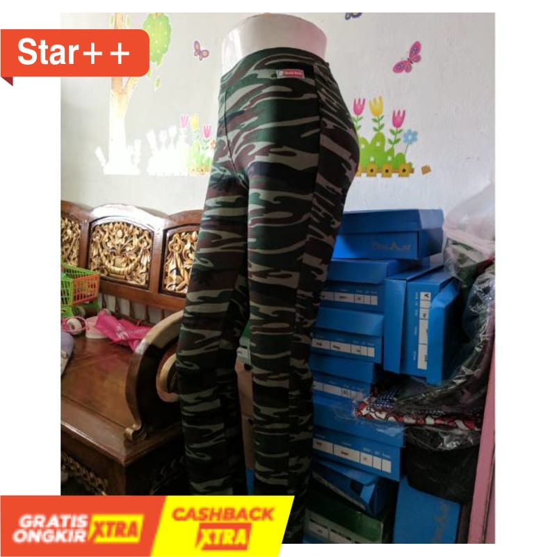SETELAN OLAHRAGA SPORT UNTUK WANITA CEWEK MURAH / Celana loreng panjang unclewest