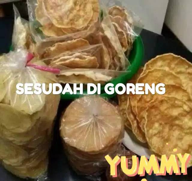 

Piscoklegit_ Emping Melinjo Lebar Jumbo Manis Mentah 1/2Kg Oleh-Oleh Khas Limpung