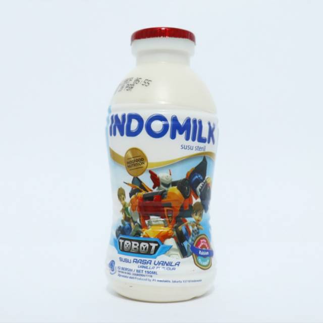 

INDOMILK Susu Steril Botol 190 ml Vanila Melon Strawberry Cokelat