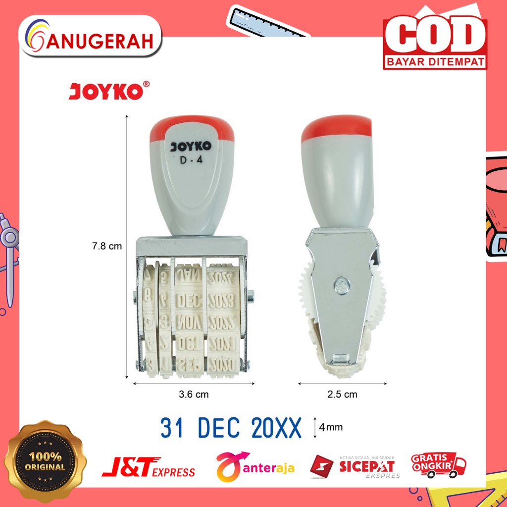 

JOYKO D-4 STEMPEL TANGGAL / DATE STAMP