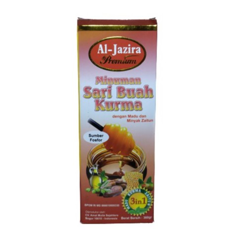 

Sari Kurma Al Jazira Jazirah Aljazira Aljazirah Premium Sari Buah Kurma 360gr