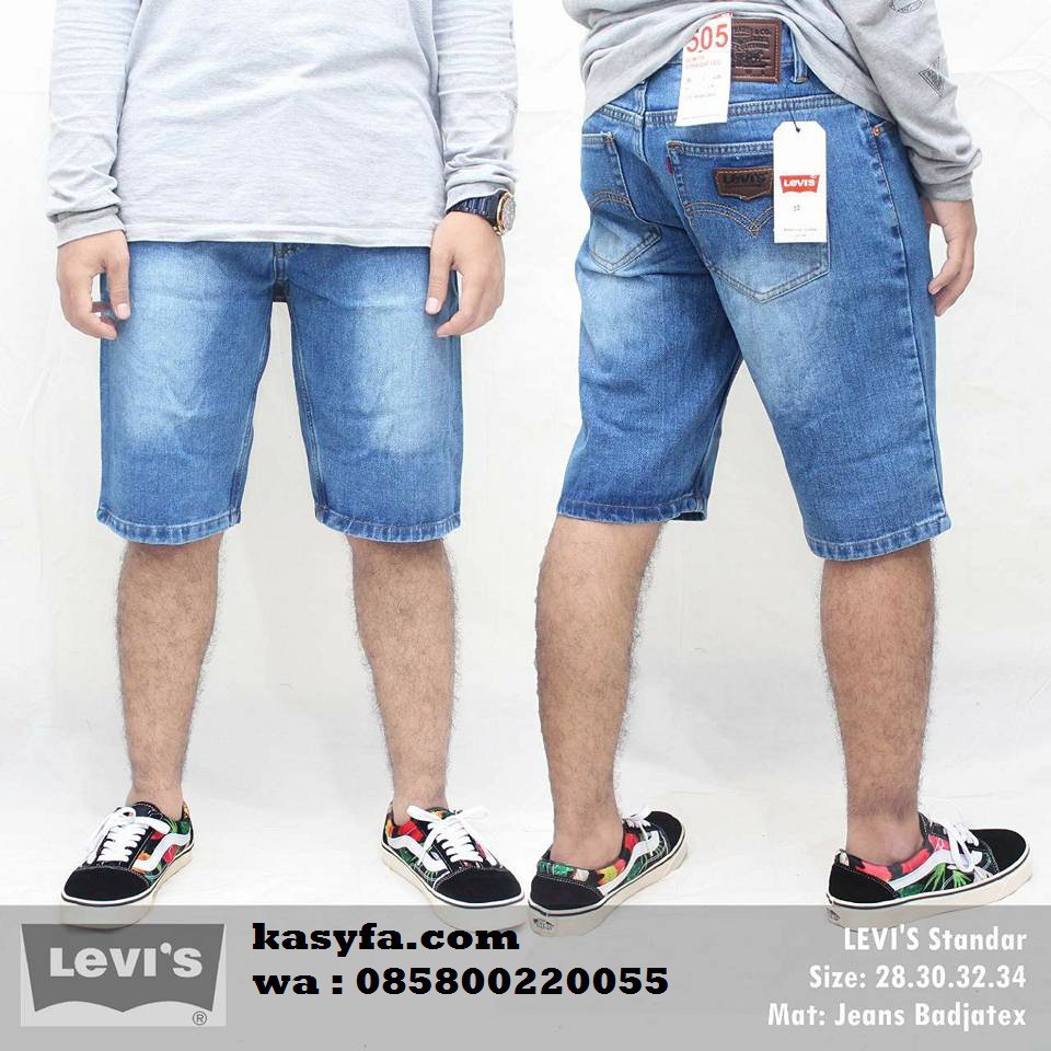  Celana  jeans  pria pendek  jeans  pria pendek  blitz Shopee  