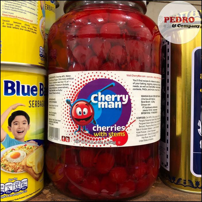 

Termurah Cherry Man Cherries With Stem 4.25 Kg - Buah Cheri Merah Batang Sirup