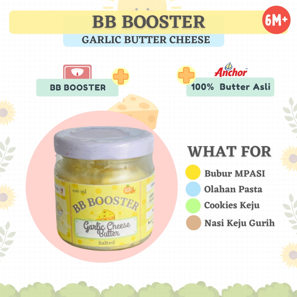 Plum &amp; Blum Garlic Butter Mpasi BB Booster Bumbu Masak - 100 gram