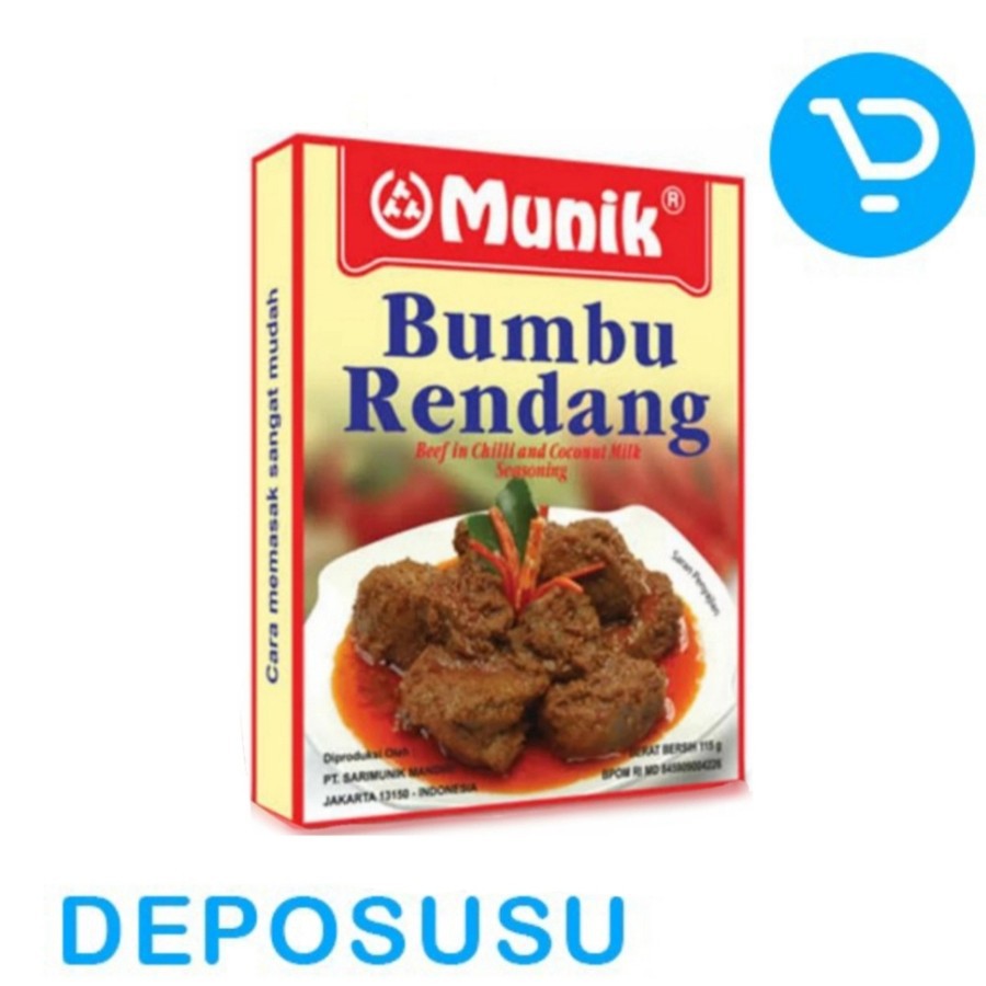 

MUNIK Bumbu RENDANG 115g | Beef in chilli and coconut milk Seasoning