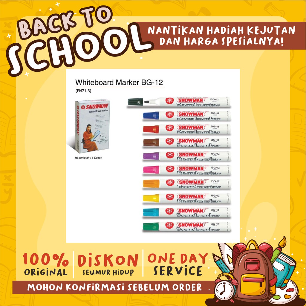 

SPIDOL BG-12 WHITE BOARD SNOWMAN / SPIDOL PAPAN / SPIDOL WARNA / WHITEBOARD / BISA DIHAPUS