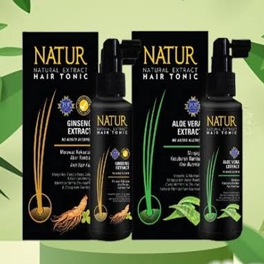 NATUR HAIR TONIC 90mL GINSENG ( PROMO VOUCHER 2500 )