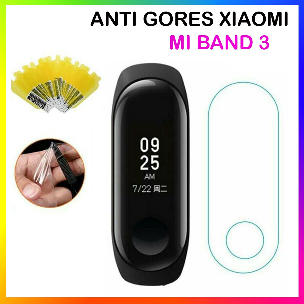 ANTI GORES XIAOMI MI BAND 3 &amp; 4 SMARTWATCH MI BAND 4 SCREEN GUARD PROTECTOR MIBAND4 PELINDUNG LAYAR