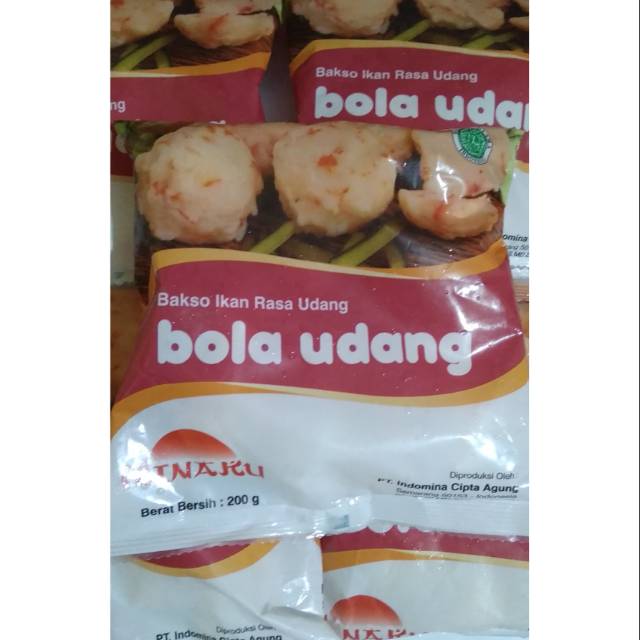 

Bola udang 200gr