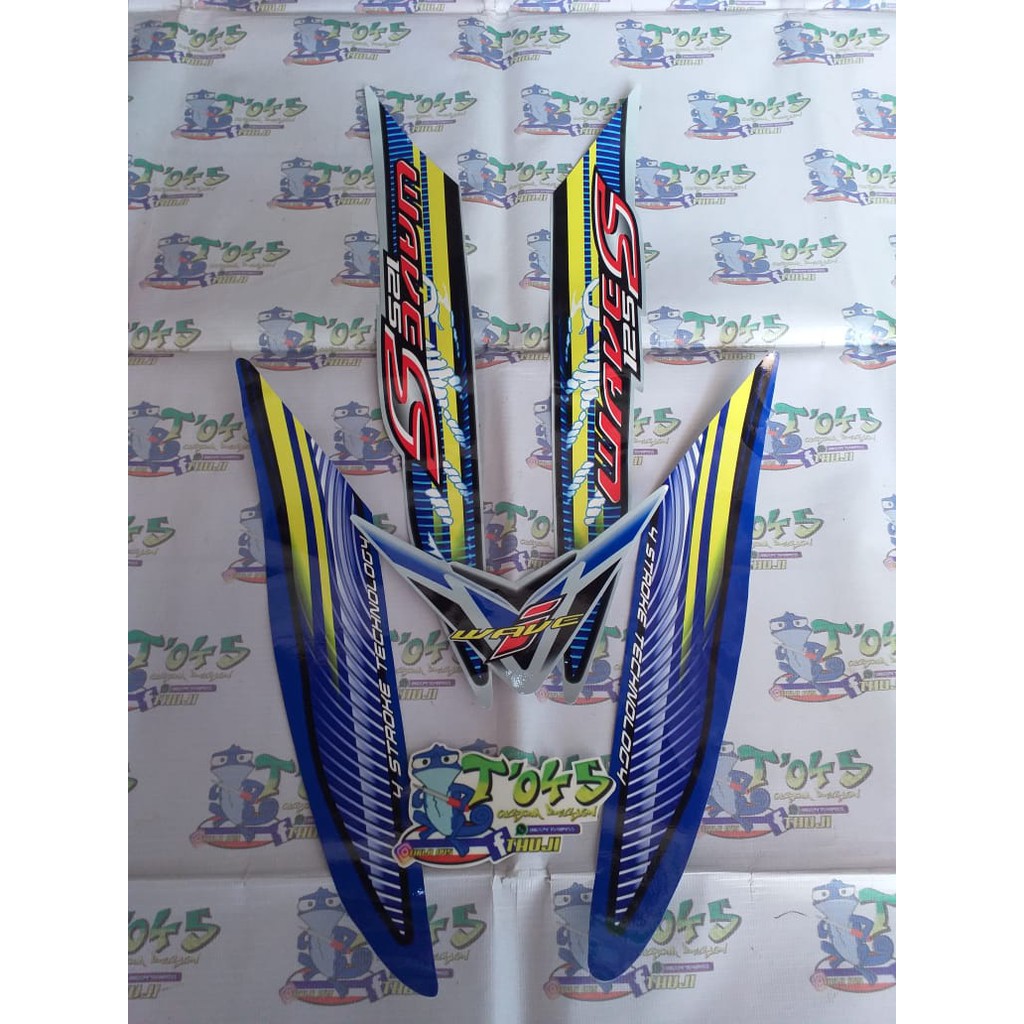 Striping wave 110 S supra fit new
