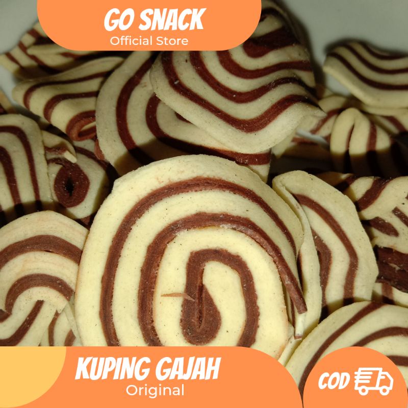 

{MEDAN CEMILAN} COD makanan kering kiloan "KUPING GAJAH" 500 g (GO SNACK)