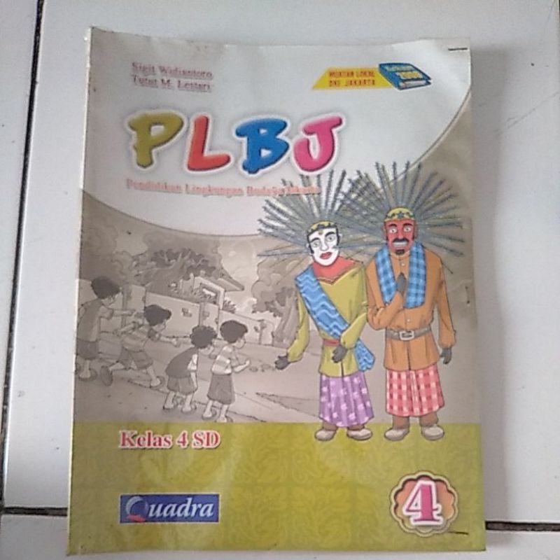 BUKU CETAK PLBJ UNTUK KELAS 4 SD QUADRA