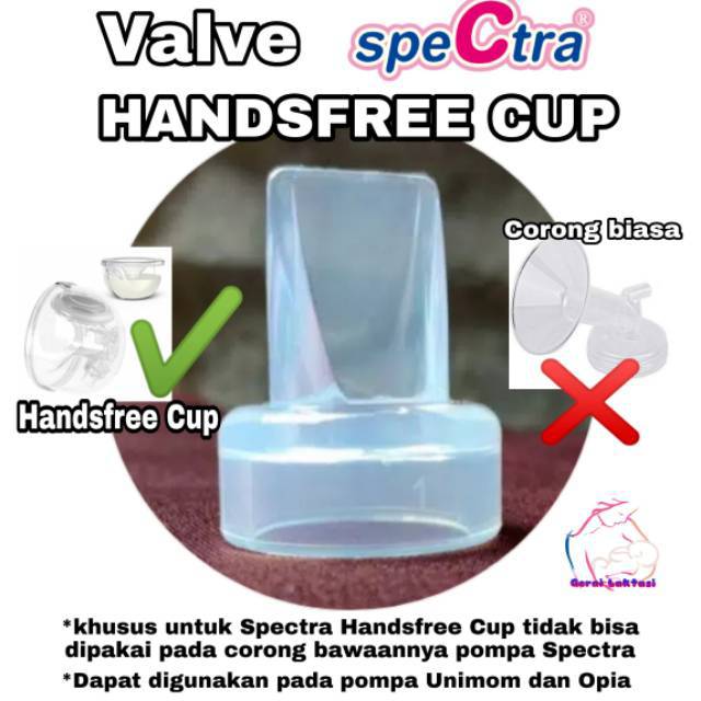 VALVE SPECTRA HANDSFREE CUP - KATUP SPECTRA HANDS FREE