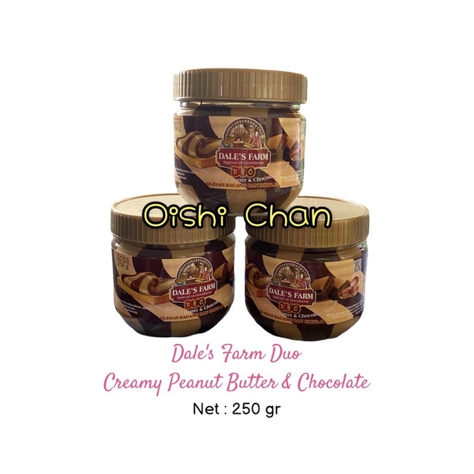 

Dale's Farm Duo Creamy Peanut Butter & Chocolate 250gr