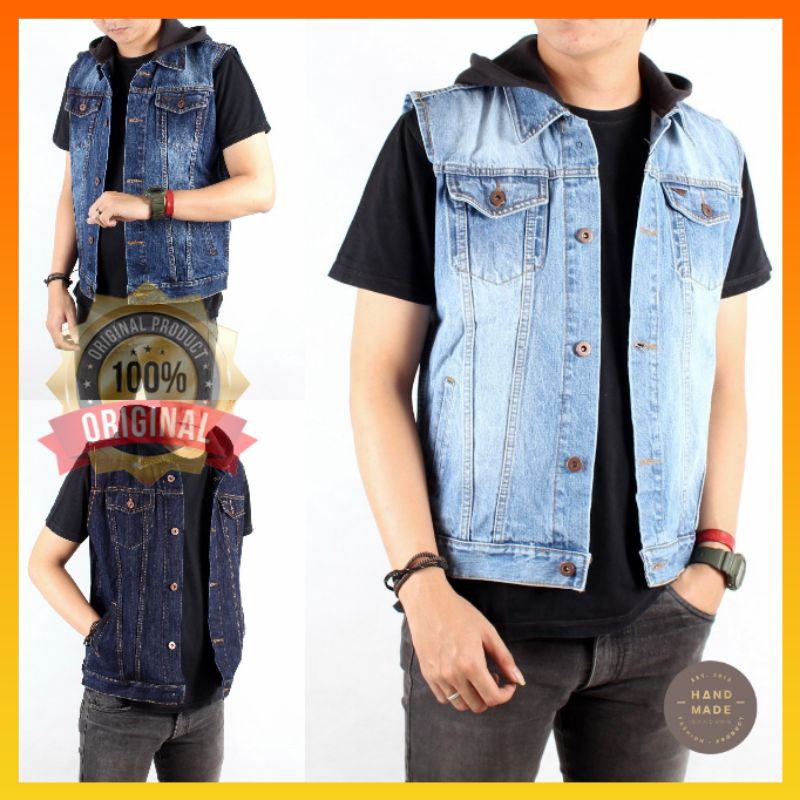 JAKET JEANS ROMPI HOODIE JAKET JEANS HOODIE