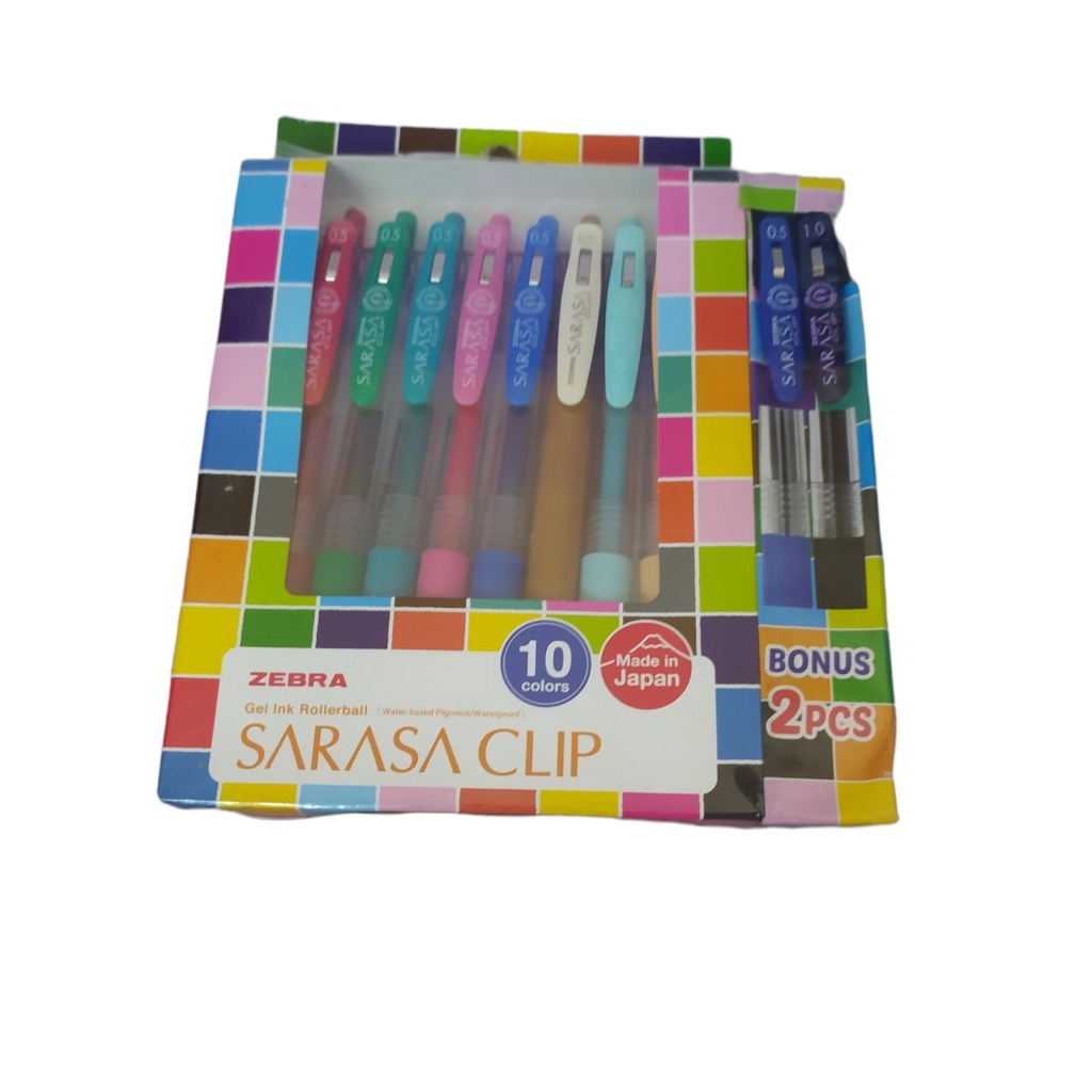 

Gramedia Medan - ZEBRA SARASA SET 10 PCS FREE 2 PCS