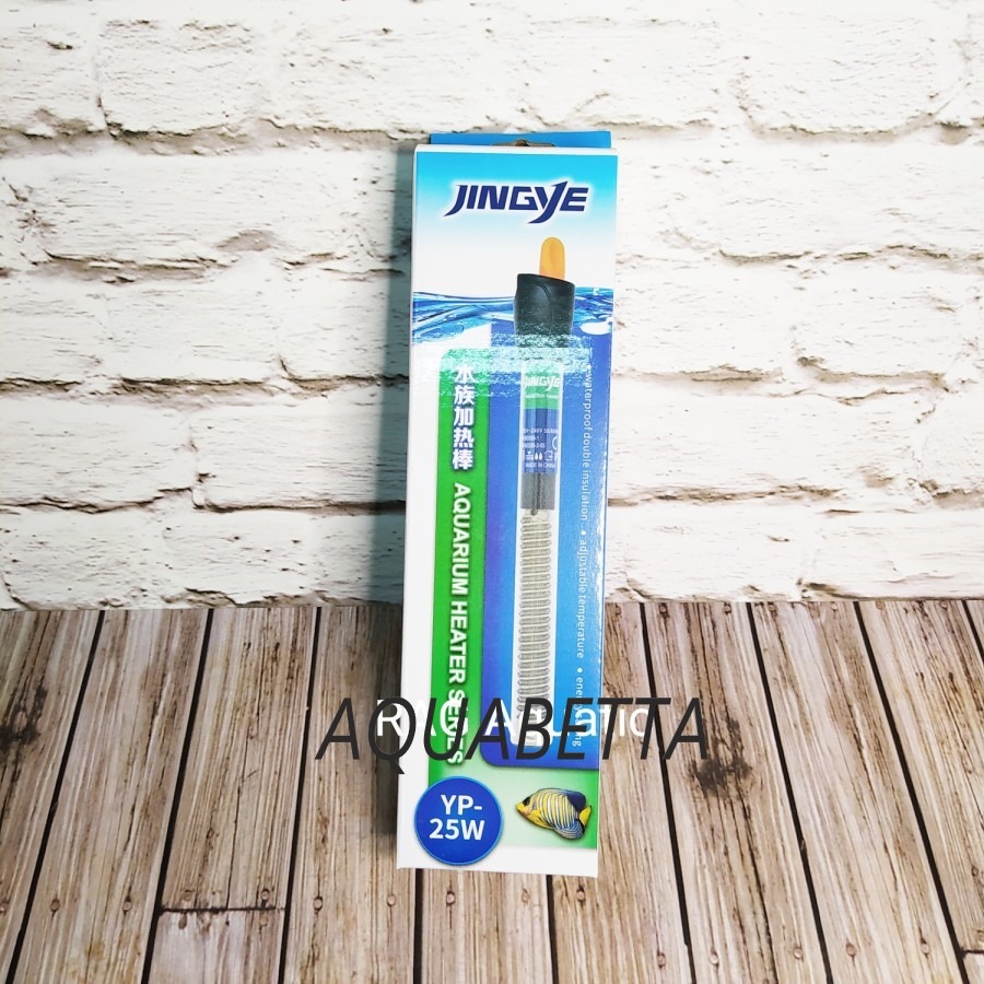 Pemanas Air Akuarium Heater Aquarium Aquascape Jingye 25 50 100 Watt