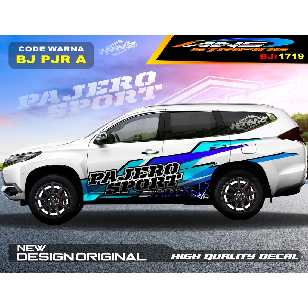 DECAL STIKER MOBIL PAJERO / STIKER MOBIL GRAND LIVINA / VARIASI STIKER PAJERO / STIKER MOBIL