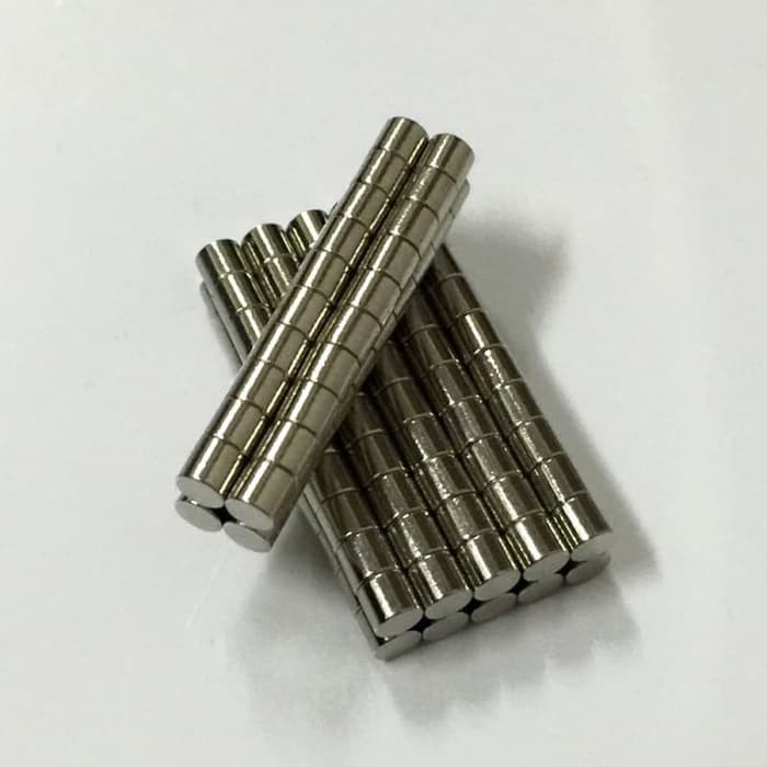 Magnet Daya Rekat Kuat - Round Neodymium 3X3mm (5pcs)