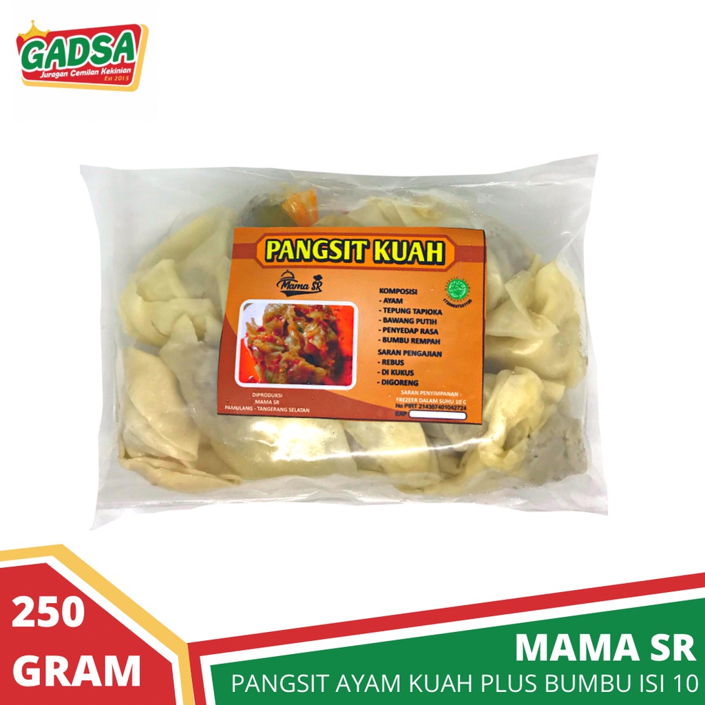 

Pangsit Ayam Kuah isi 10 plus bumbu dan sambal