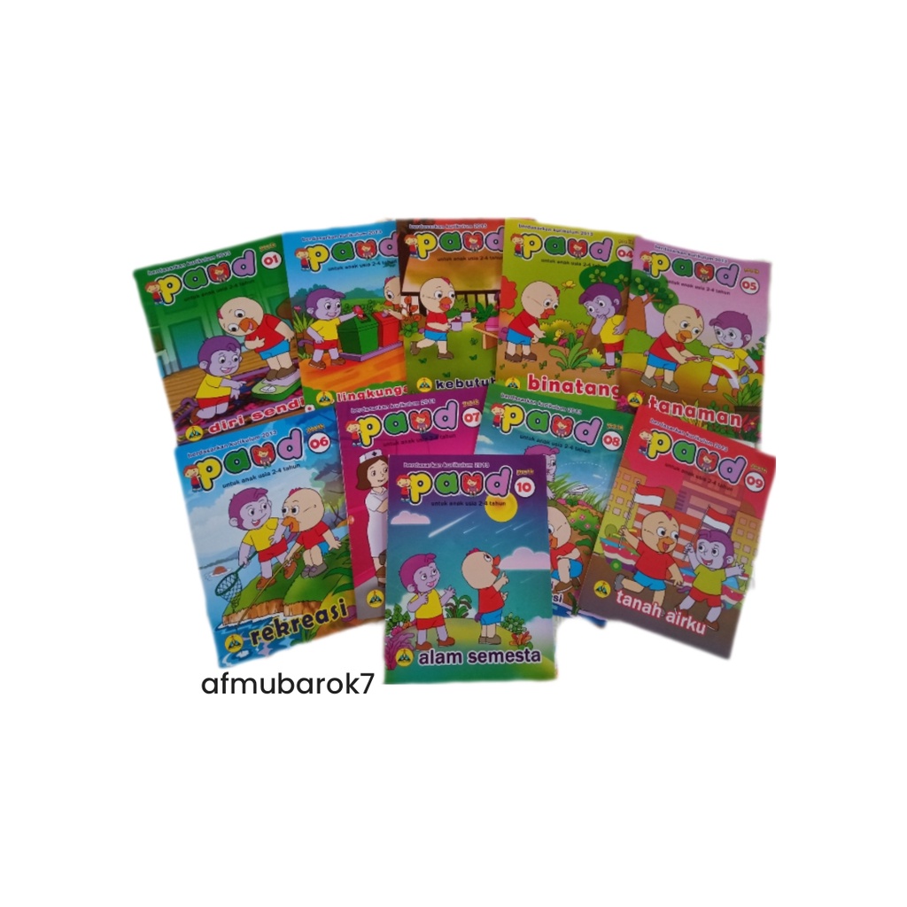Buku Anak PAUD Paket Tematik 10 buku