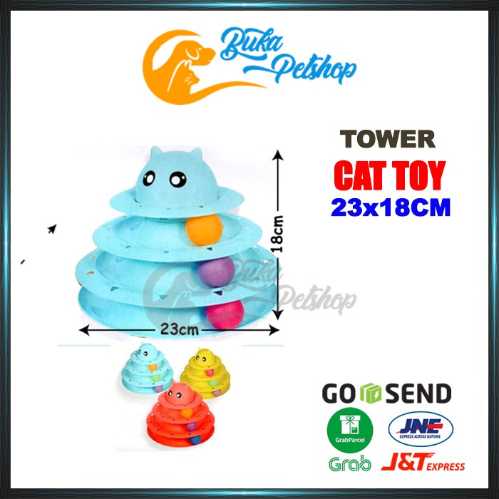 Mainan Kucing TOWER CAT Circular Toy Kepala Kucing