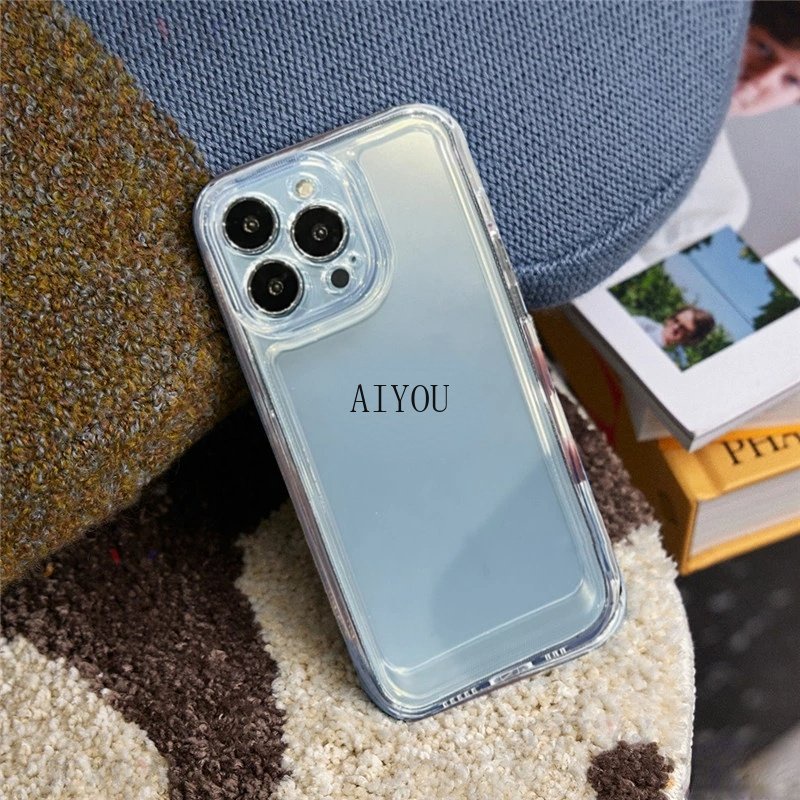 Soft Case Silikon Transparan Untuk IPhone 11 13 14 12 11 Pro Max X XR XS Max 8 7 Plus