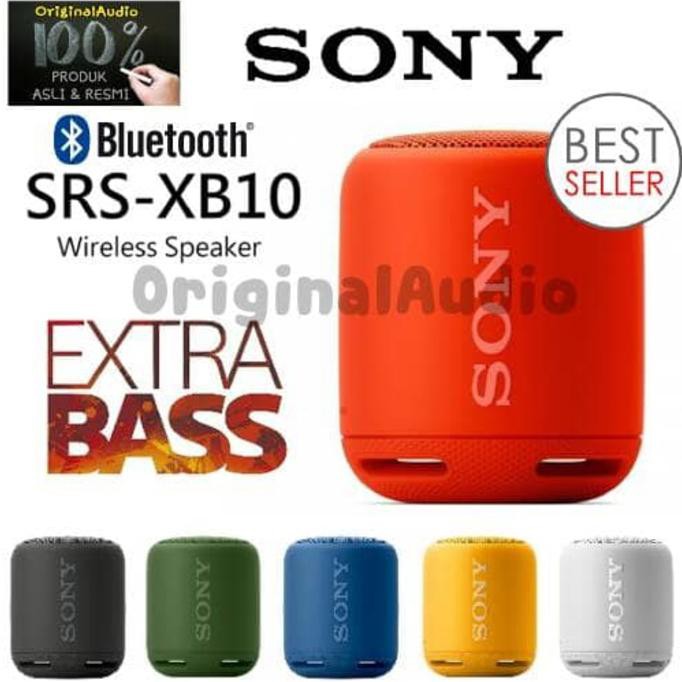 GRATIS ONGKIR SONY SRS XB10 - SRS XB 10 SPEAKER GARANSI RESMI SONY INDONESIA TERLARIS