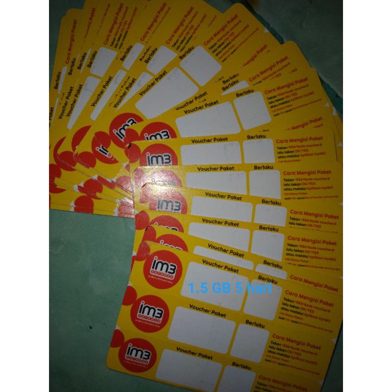 Indosat 2.5 GB 5 hari ori