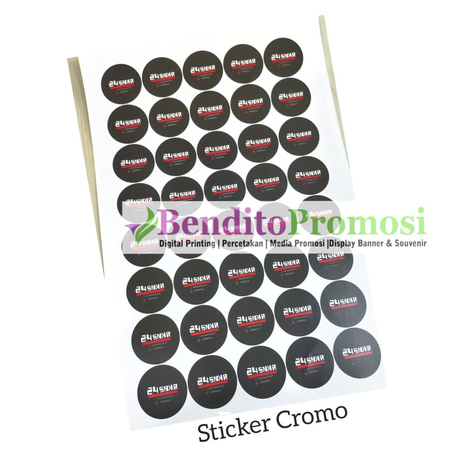 Jual Cetak Sticker Cromo A Print Sticker Bendito Promosi Shopee Indonesia