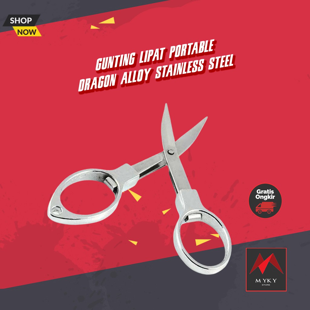 

GUNTING LIPAT PORTABLE DRAGON ALLOY STAINLESS STEEL