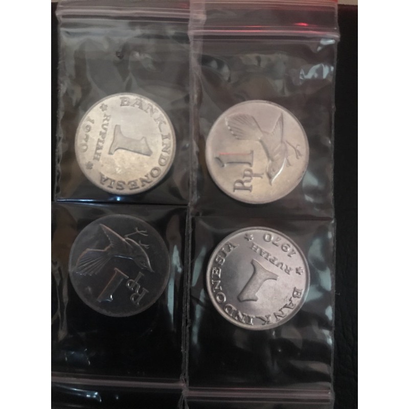 koin 1 rupiah burung