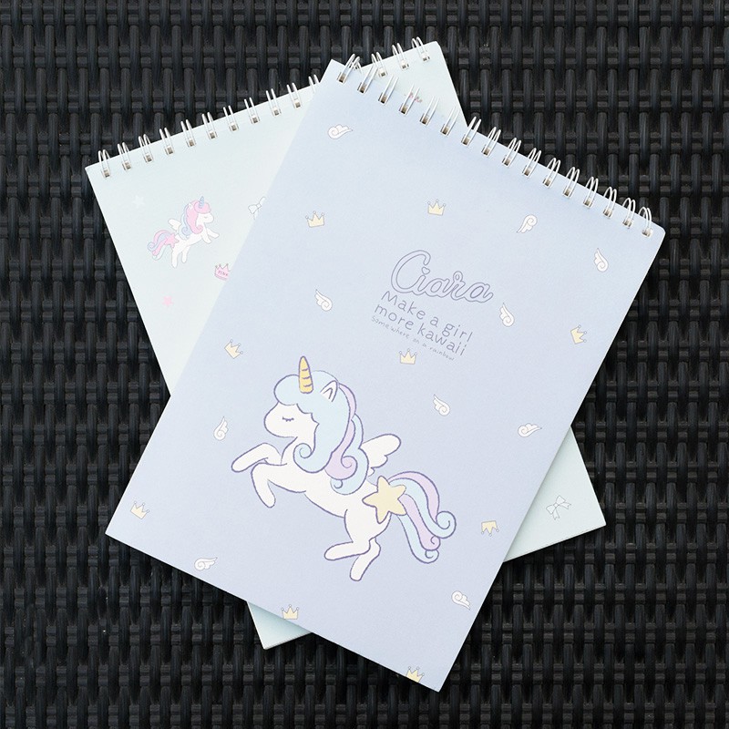 

Ciara Unicorn Spiral Sketchbook A4 (Buku Gambar / Buku Sketsa)