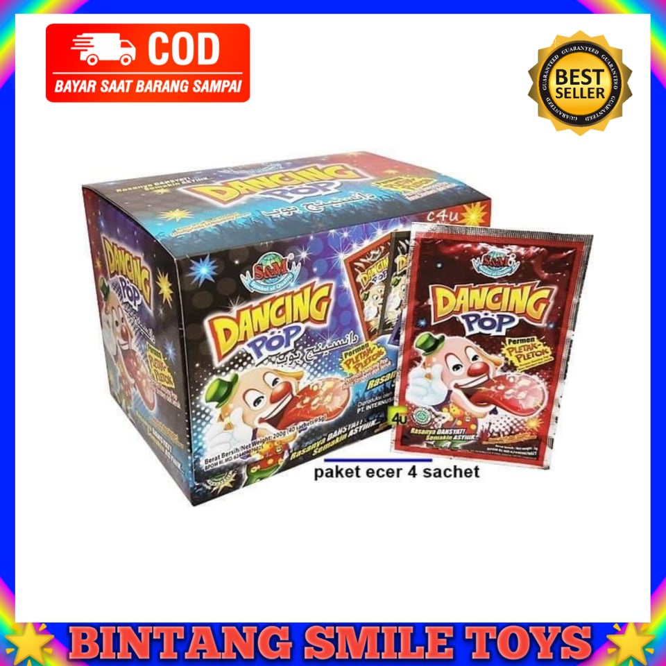 

PERMEN DANCING POP PERMEN PLETOK PLETOK PERPCS PROMO TERMURAH COD