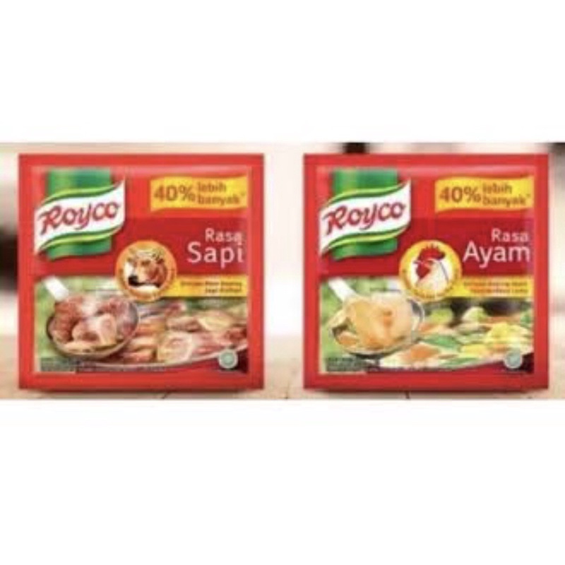 

Bumbu Penyedap Royco Ayam / Sapi Renteng