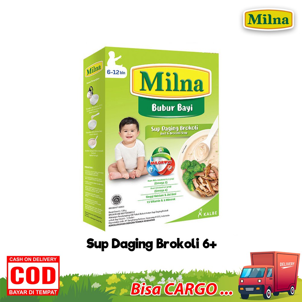 Milna Bubur Bayi 6 bulan + Bubur Bayi Dasar 120 gram