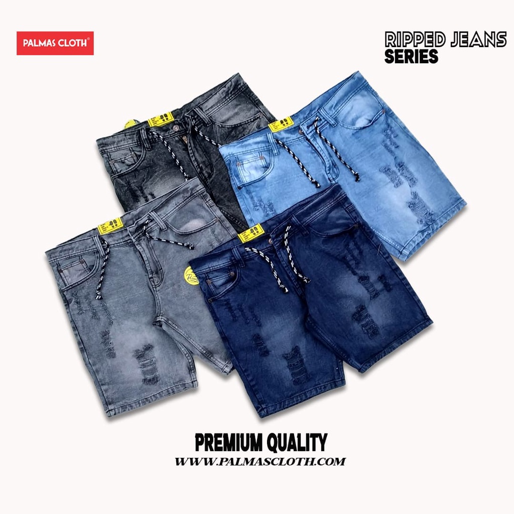 Celana Pendek Jens pria cowok cowo distro premium Ripped Clana jeans pendek pria cowok celana jins pendek pria celana jean pendek pria celana pria pendek jean shortpants jeans celana pendek jean premium original distro