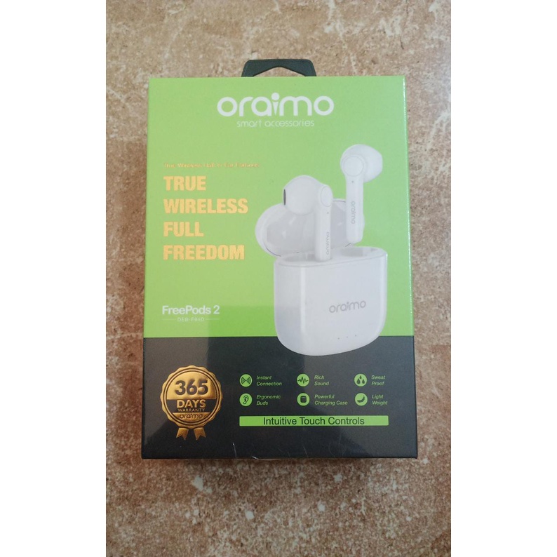 Oraimo OEB-E94D - Freepods 2 TWS Bluetooth Earphone Wireless Headset
