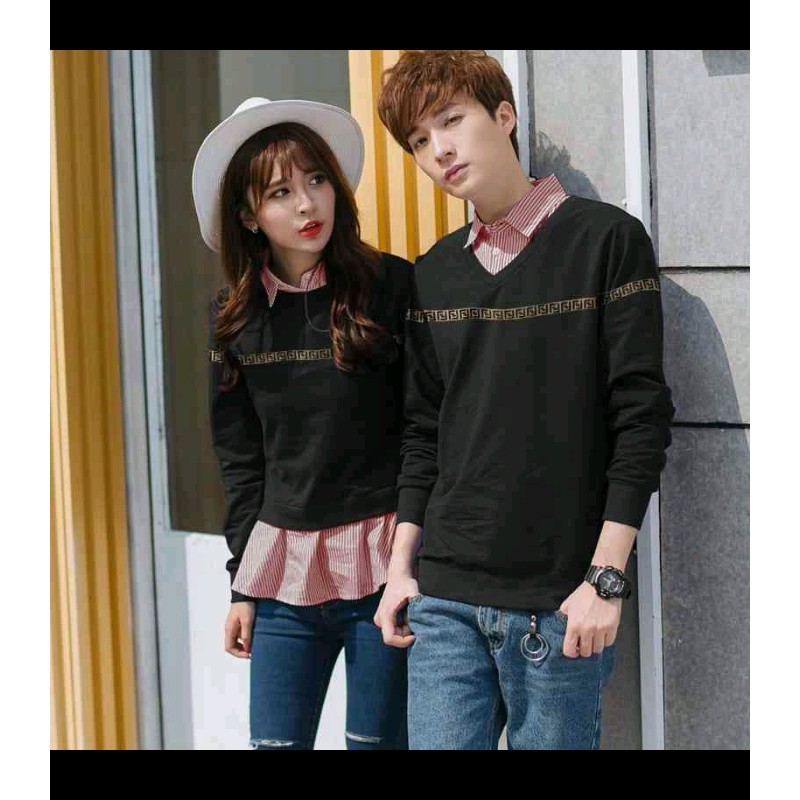 008 CP SWEATER FENDI BAJU PRIA DAN WANITA DEWASA MODERN MASA KINI TERBARU GROSIR TANAH ABANG