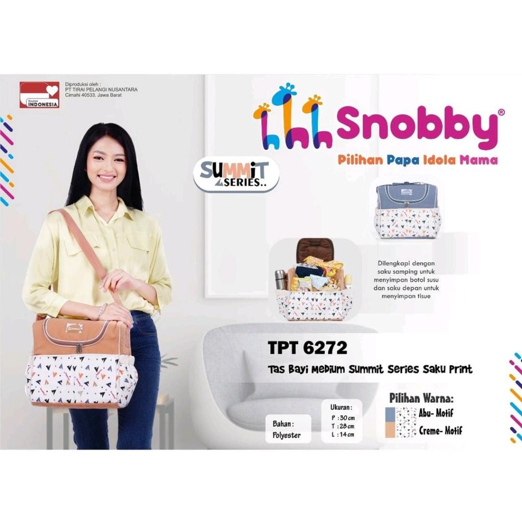 Snobby Tas Bayi Medium Summit Series Saku Print TPT6272