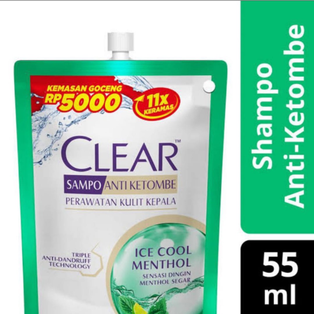 SLC5 - Clear Shampoo Anti Ketombe 55ml