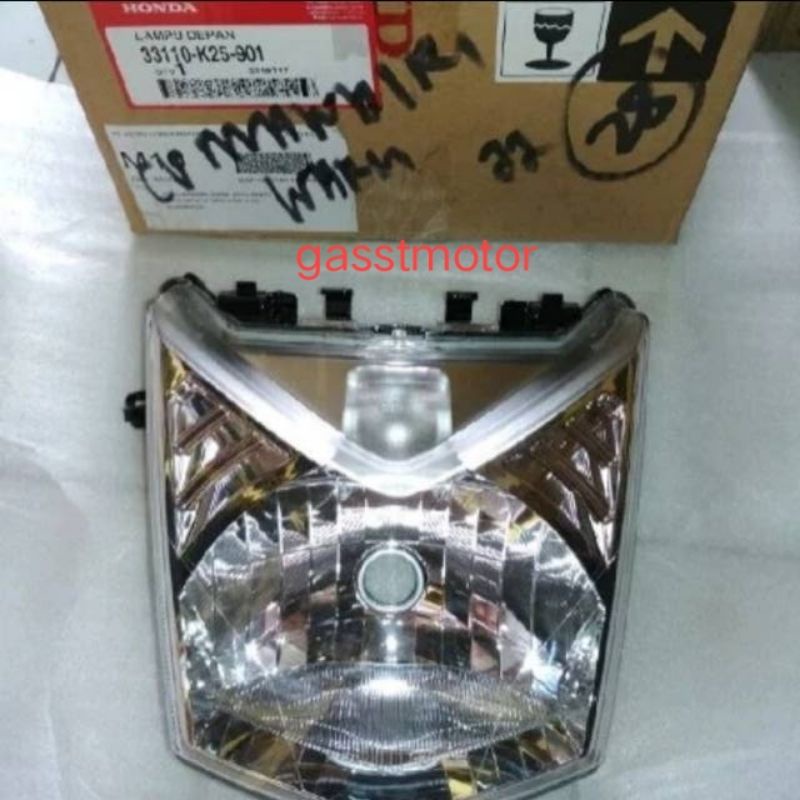 ORIGINAL REFLEKTOR LAMPU DEPAN BEAT F1 TH2013-2015 ASLI KODE K25-900 K2-600 STENLEY