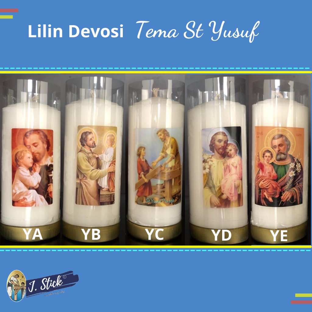 LILIN DEVOSI - 14,5 x dia 5,5 cm (harga 1 pc)