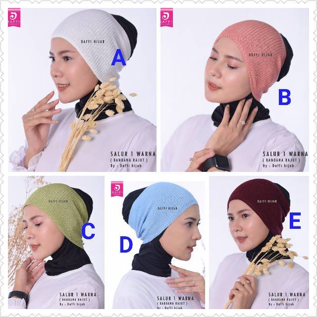 Inner salur hijab anti pusing by Daffi original