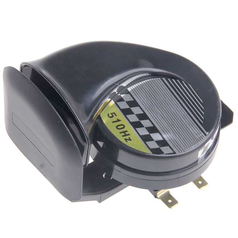 MOCC Klakson Motor Mobil Model Snail Loud Horn 12V 130dB - SYB001-Hitam