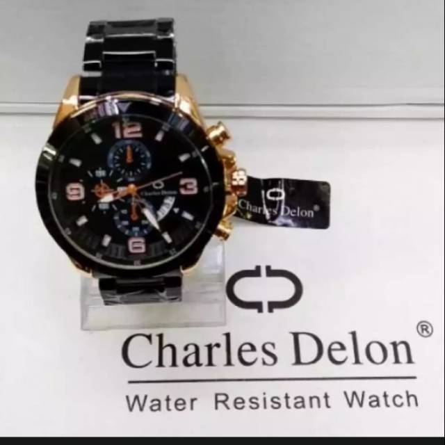Jam Tangan Pria Charles Delon(water resistant  watch)