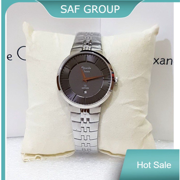JAM TANGAN WANITA ALEXANDRE CHRISTIE AC 8565  / AC8565 SILVER GREY ORIGINAL by plp