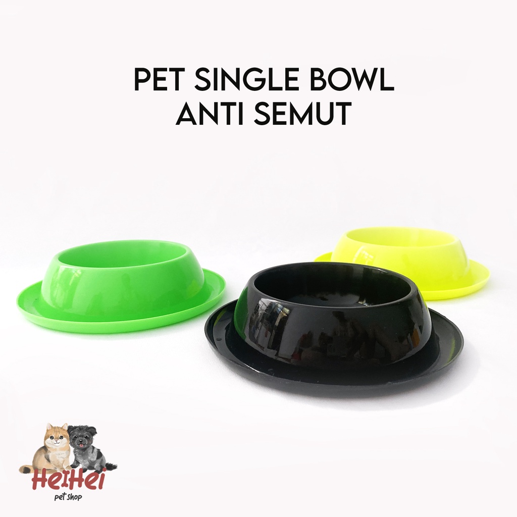 Tempat Makan Anjing Kucing Single Bowl Anti Semut - Pet Bowl